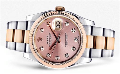 rolex just date rose gold|36mm rolex datejust rose gold.